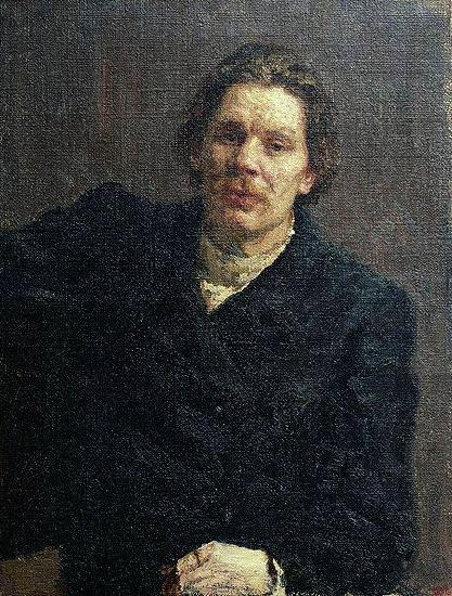 Ilya Repin Portrait of writer Maxim Gorky